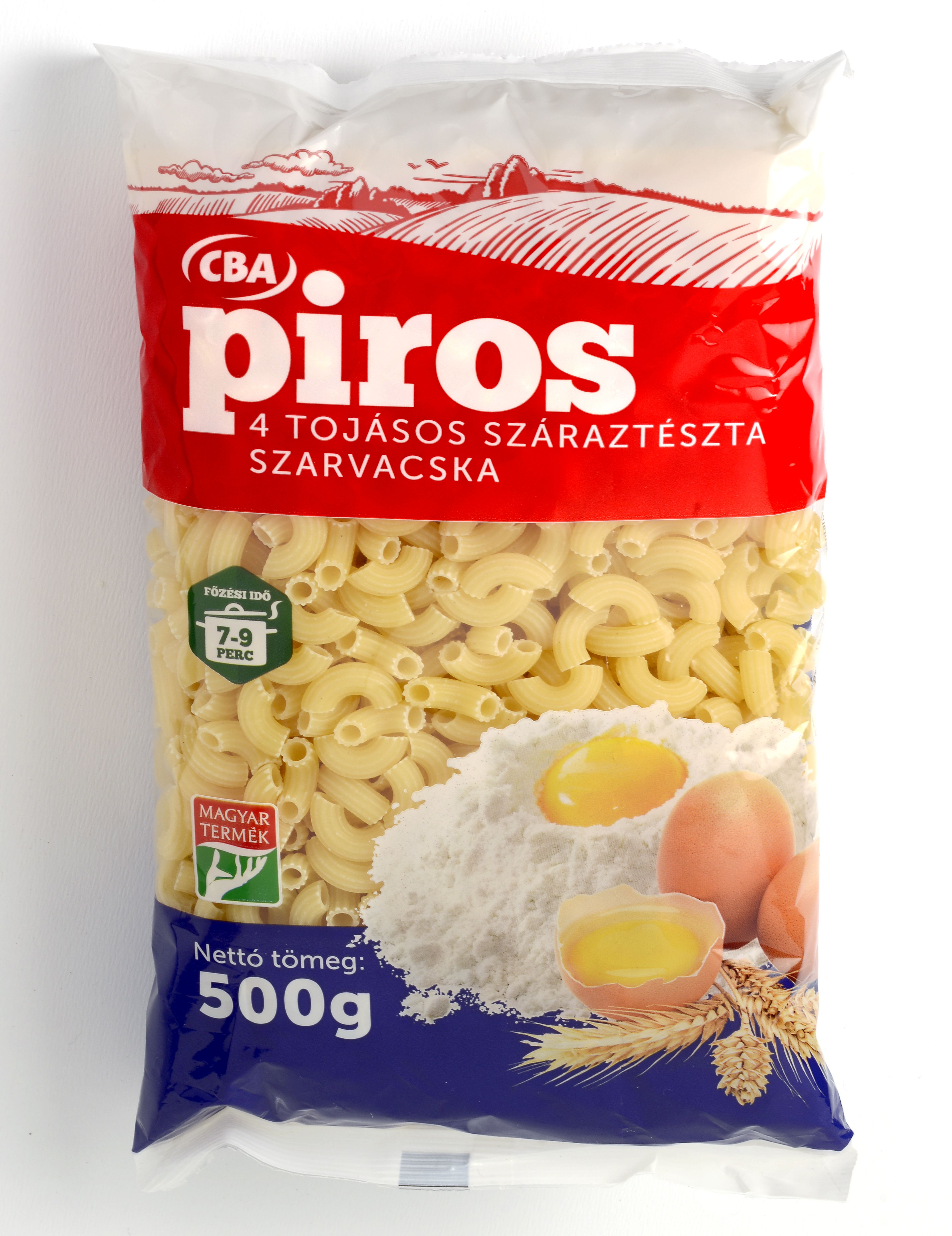 CBA Piros 4 tojásos szarvacska 500g